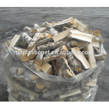 In many styles import grade knitted mesh bags for firewood